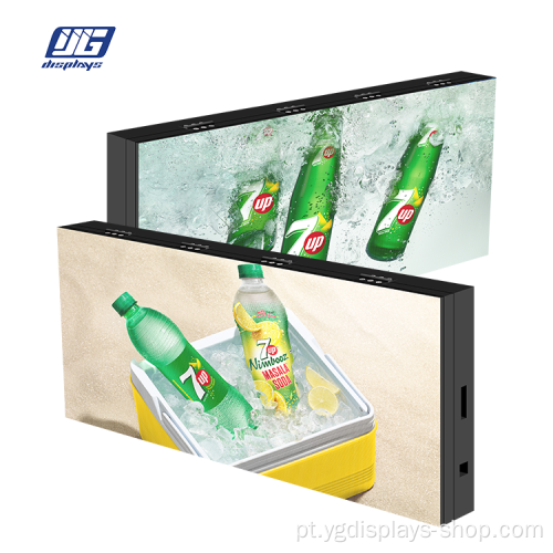 Telão LED SMD exterior P4 para publicidade na parede